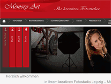 Tablet Screenshot of memoryart-le.de